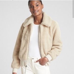 GAP Cream Teddy Jacket